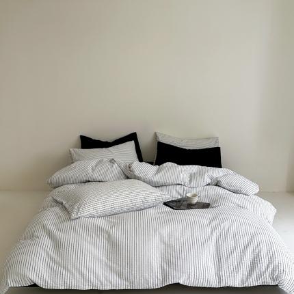 91家纺网 家纺一手货源 找家纺 （总）云上 2023新款2.0系列纯棉40支无印同款泡泡纱四件套