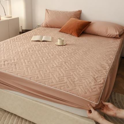 91家纺网 家纺一手货源 找家纺 （总）万盛家纺 2023新款全棉40支水洗棉防水夹棉床笠