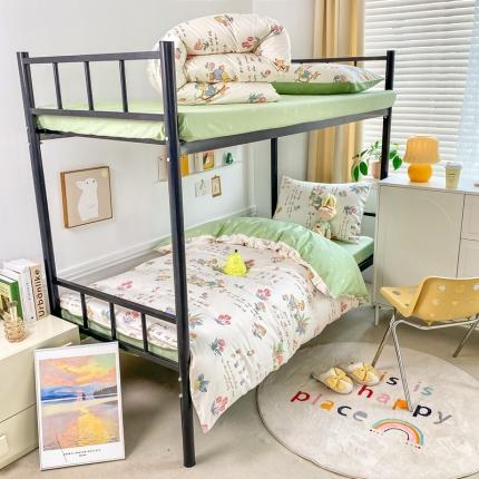 91家纺网 家纺一手货源 找家纺 （总）吉象 2025新款全棉印花学生宿舍三件套