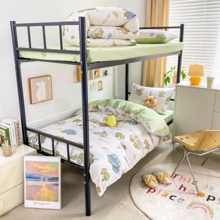 91家纺网 家纺一手货源 找家纺 （总）吉象 2025新款全棉印花学生宿舍三件套