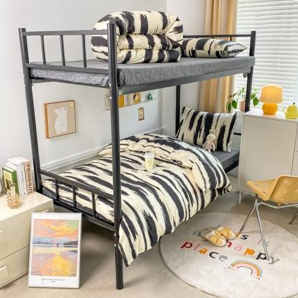 91家纺网 家纺一手货源 找家纺 （总）吉象 2025新款全棉印花学生宿舍三件套