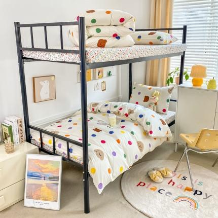 91家纺网 家纺一手货源 找家纺 （总）吉象 2025新款全棉印花学生宿舍三件套