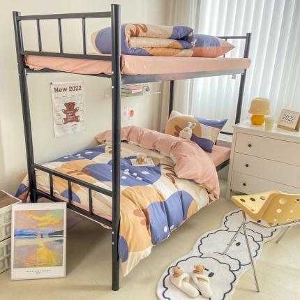 91家纺网 家纺一手货源 找家纺 （总）吉象 2025新款全棉印花学生宿舍三件套