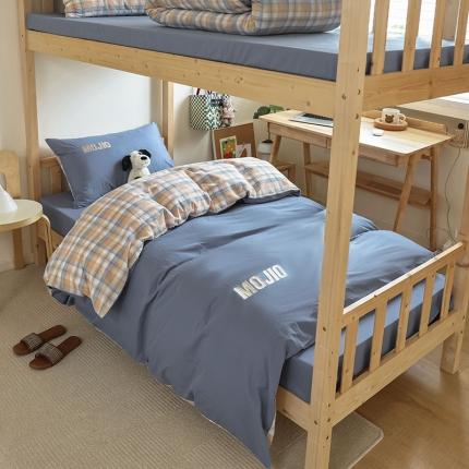 91家纺网 家纺一手货源 找家纺 （总）卡巴伦家纺 2023新款开学季纯棉A类水洗棉绣花款三件套