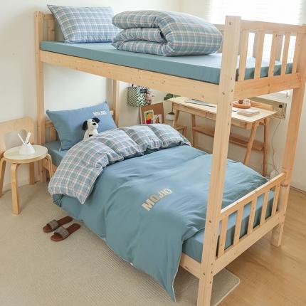 91家纺网 家纺一手货源 找家纺 （总）卡巴伦家纺 2023新款开学季纯棉A类水洗棉绣花款三件套