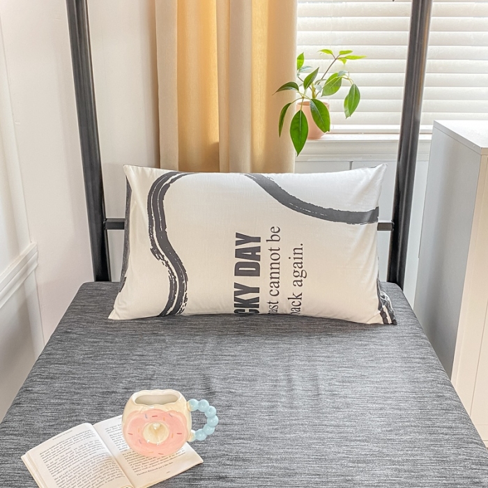 91家纺网 家纺一手货源 找家纺 吉象 2025新款全棉印花学生宿舍三件套 凯文