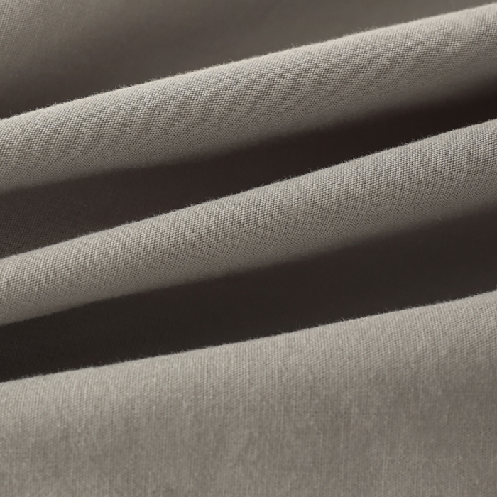 91家纺网 家纺一手货源 找家纺 万盛 2023新款全棉40支水洗棉单层床笠 浅灰