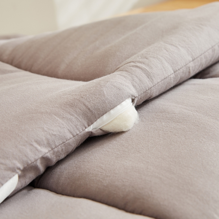 91家纺网 家纺一手货源 找家纺 暖阳 2025新款A类新疆棉花学生宿舍床垫 纯享灰