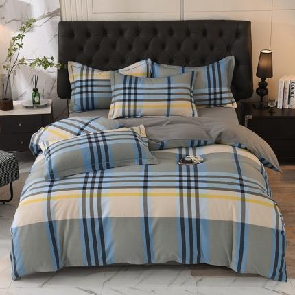 91家纺网 家纺一手货源 找家纺 （总）磨毛世家 2023新款ab版四件套铂金加厚保暖