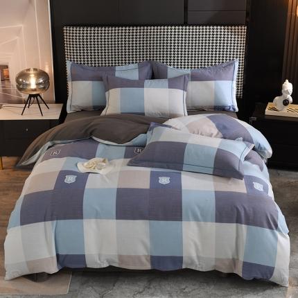 91家纺网 家纺一手货源 找家纺 （总）磨毛世家 2023新款ab版四件套铂金加厚保暖