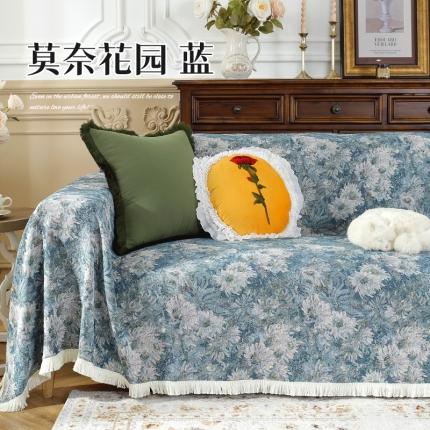 91家纺网 家纺一手货源 找家纺 （总）大梧 2023新款加厚棉麻色织提花波西米亚沙发巾