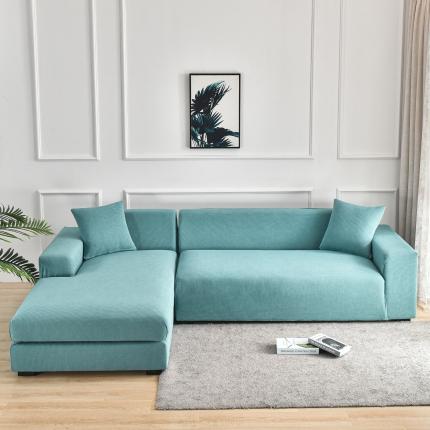 91家纺网 家纺一手货源 找家纺 （总）2023新款华夫格防水玉米绒组合沙发套