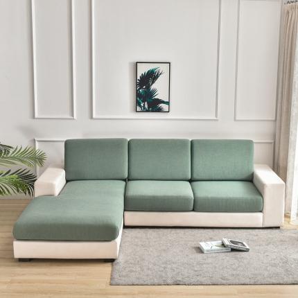 91家纺网 家纺一手货源 找家纺 （总）2023新款华夫格防水玉米绒组合沙发垫套