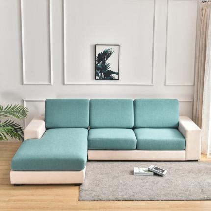 91家纺网 家纺一手货源 找家纺 （总）2023新款华夫格防水玉米绒组合沙发垫套