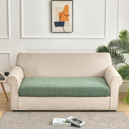 飞翔2023新款防泼水大树叶防水双人沙发垫套 豆绿色