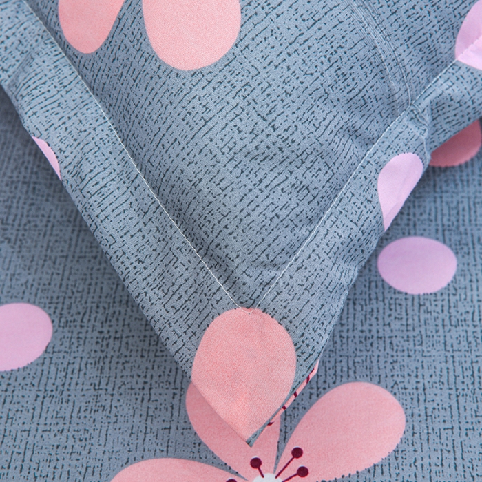 91家纺网 家纺一手货源 找家纺 小雨家纺 2026新款芦荟棉单件床裙+床裙三件套 春天花园