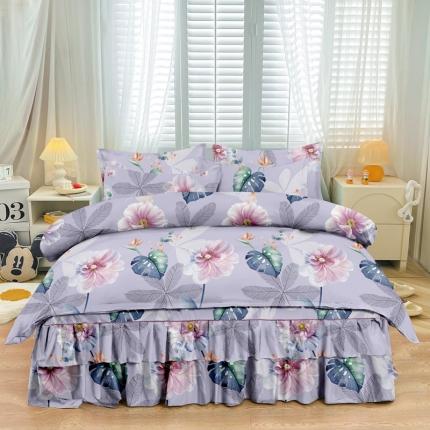 91家纺网 家纺一手货源 找家纺 （总）小雨家纺 2026新款芦荟棉四件套