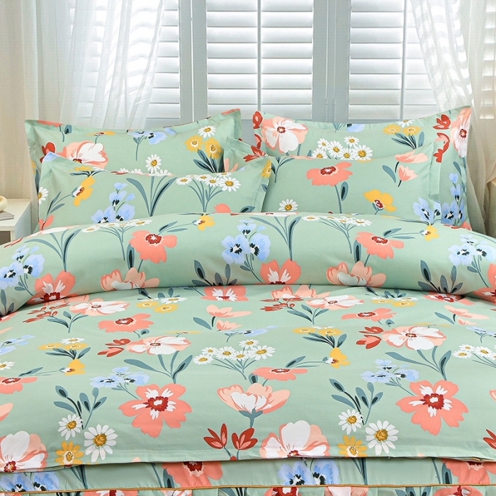 91家纺网 家纺一手货源 找家纺 （总）小雨家纺 2026新款芦荟棉四件套