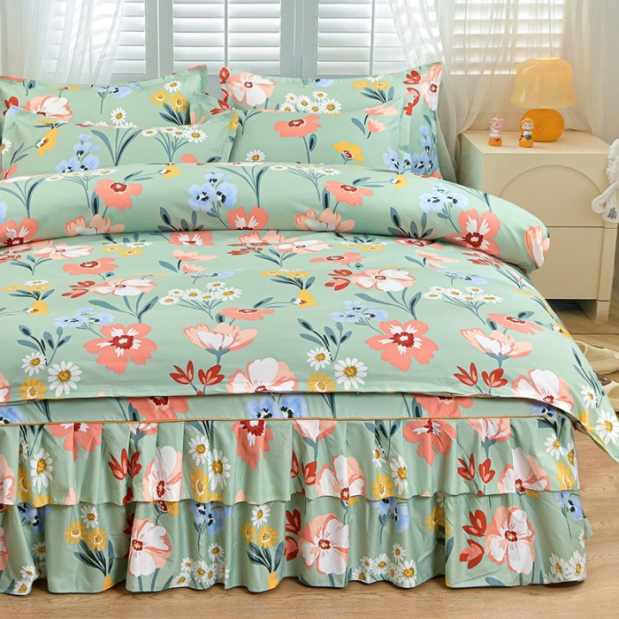 91家纺网 家纺一手货源 找家纺 （总）小雨家纺 2026新款芦荟棉四件套