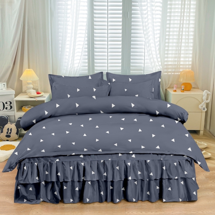 91家纺网 家纺一手货源 找家纺 小雨家纺 2026新款芦荟棉四件套 爱巢