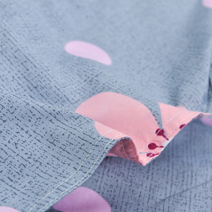 91家纺网 家纺一手货源 找家纺 小雨家纺 2026新款芦荟棉四件套 春天花园