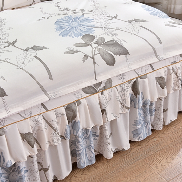 91家纺网 家纺一手货源 找家纺 小雨家纺 2026新款芦荟棉四件套 似水流年