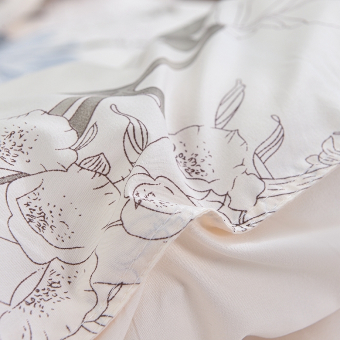 91家纺网 家纺一手货源 找家纺 小雨家纺 2026新款芦荟棉四件套 似水流年