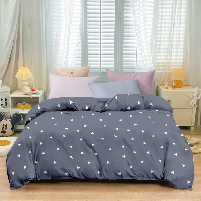 91家纺网 家纺一手货源 找家纺 小雨家纺 2026新款芦荟棉单件被套 爱巢