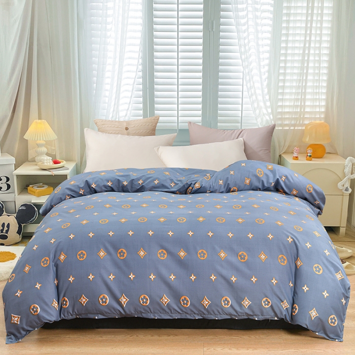 91家纺网 家纺一手货源 找家纺 小雨家纺 2026新款芦荟棉单件被套 奥利维