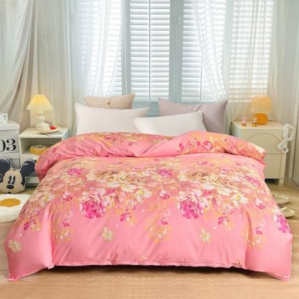 小雨家纺 2026新款芦荟棉单件被套 妩媚花王