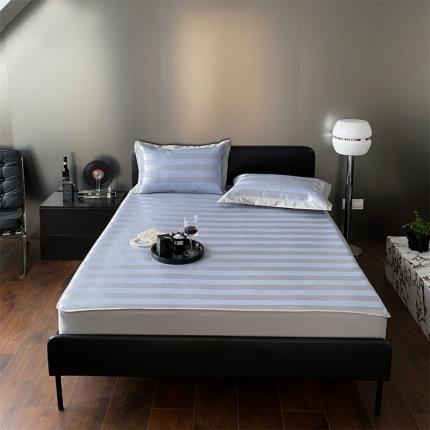 91家纺网 家纺一手货源 找家纺 （总）三味舒屋 2025新款抗菌防螨凉感提花冰丝养生席床席床笠款