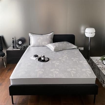 91家纺网 家纺一手货源 找家纺 （总）三味舒屋 2025新款抗菌防螨凉感提花冰丝养生席床席床笠款