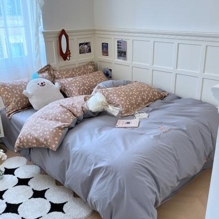 91家纺网 家纺一手货源 找家纺 （总）米粒家纺 2023新款全棉印花四件套系列