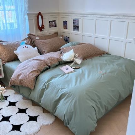 91家纺网 家纺一手货源 找家纺 （总）米粒家纺 2023新款全棉印花四件套系列