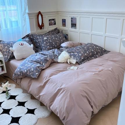 91家纺网 家纺一手货源 找家纺 （总）米粒家纺 2023新款全棉印花四件套系列