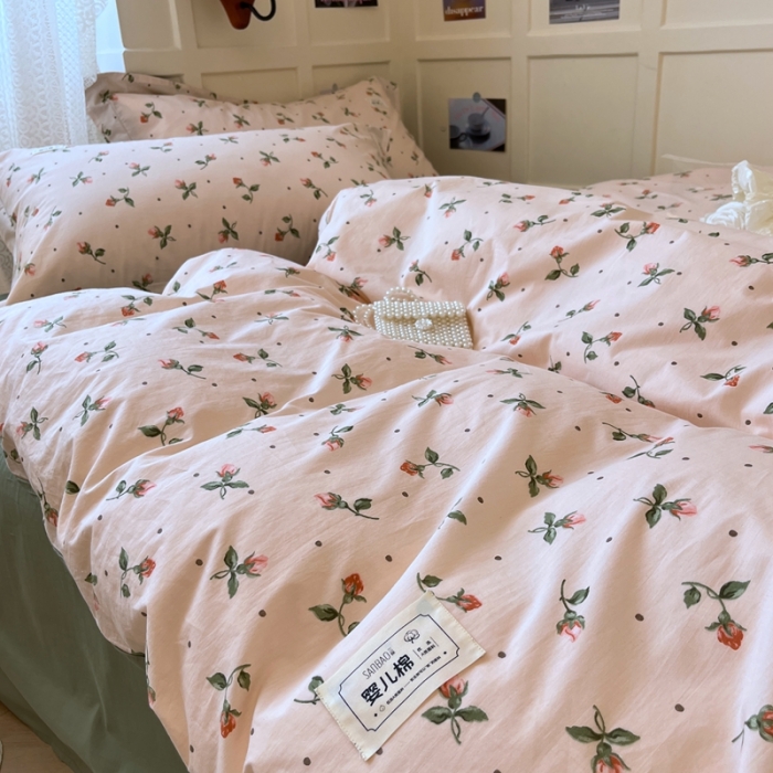 91家纺网 家纺一手货源 找家纺 （总）米粒家纺 2023新款全棉印花四件套系列