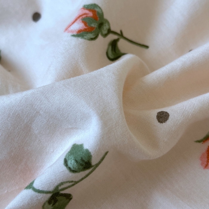 91家纺网 家纺一手货源 找家纺 米粒家纺 2023新款全棉印花四件套系列 初见-粉