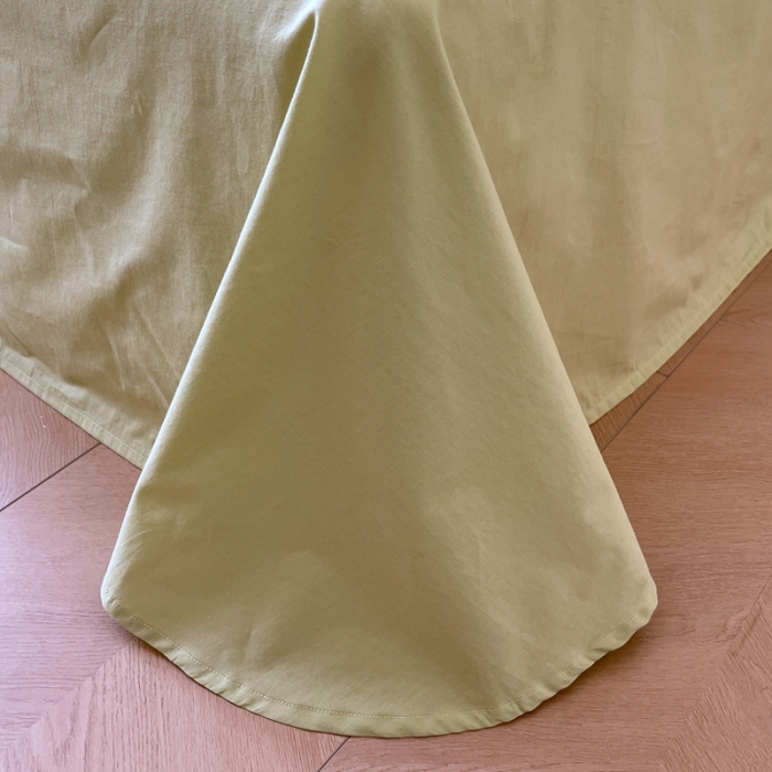 91家纺网 家纺一手货源 找家纺 米粒家纺 2023新款全棉印花四件套系列 柳香-黄