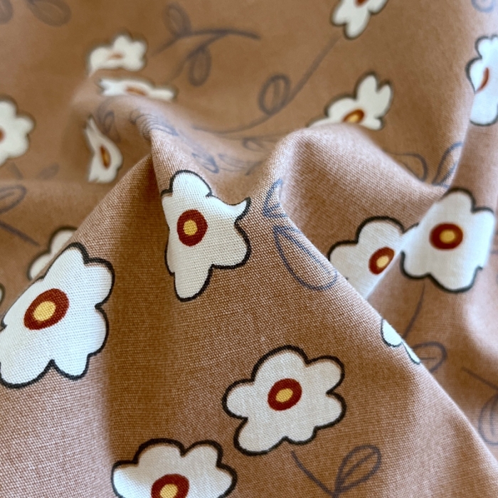 91家纺网 家纺一手货源 找家纺 米粒家纺 2023新款全棉印花四件套系列 秋烟-桔