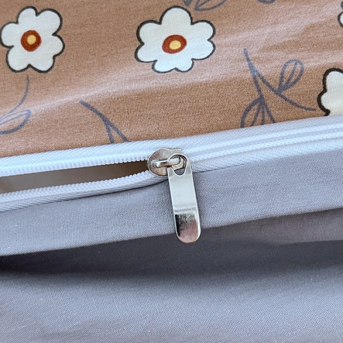 91家纺网 家纺一手货源 找家纺 米粒家纺 2023新款全棉印花四件套系列 秋烟-桔