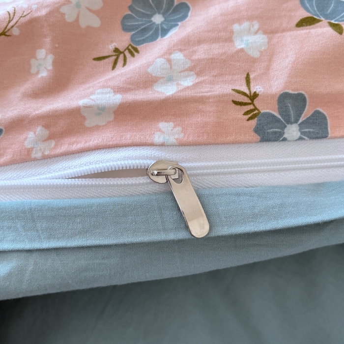 91家纺网 家纺一手货源 找家纺 米粒家纺 2023新款全棉印花四件套系列 日落晚风-粉