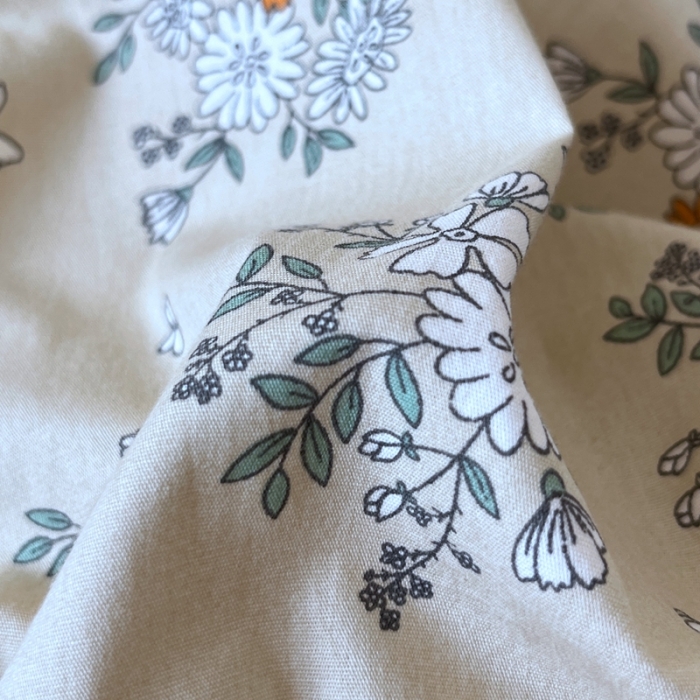 91家纺网 家纺一手货源 找家纺 米粒家纺 2023新款全棉印花四件套系列 若烟-桔