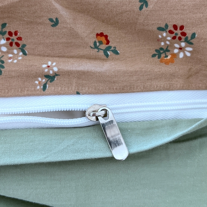 91家纺网 家纺一手货源 找家纺 米粒家纺 2023新款全棉印花四件套系列 香露-棕