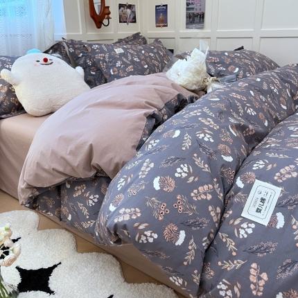 米粒家纺 2023新款全棉印花四件套系列 向晚