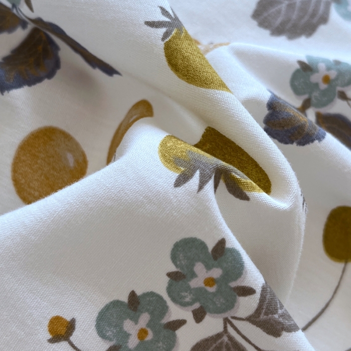 91家纺网 家纺一手货源 找家纺 米粒家纺 2023新款全棉印花四件套系列 阳光草莓-绿