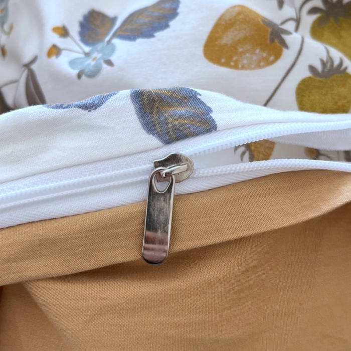 91家纺网 家纺一手货源 找家纺 米粒家纺 2023新款全棉印花四件套系列 阳光草莓-绿