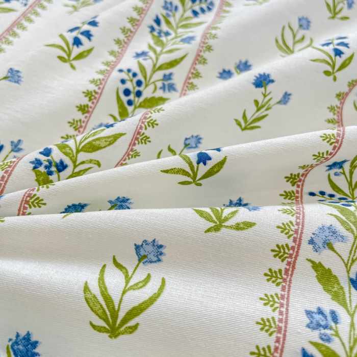 91家纺网 家纺一手货源 找家纺 珺柔家纺 2023新款13372全棉印花四件套 爱丽丝