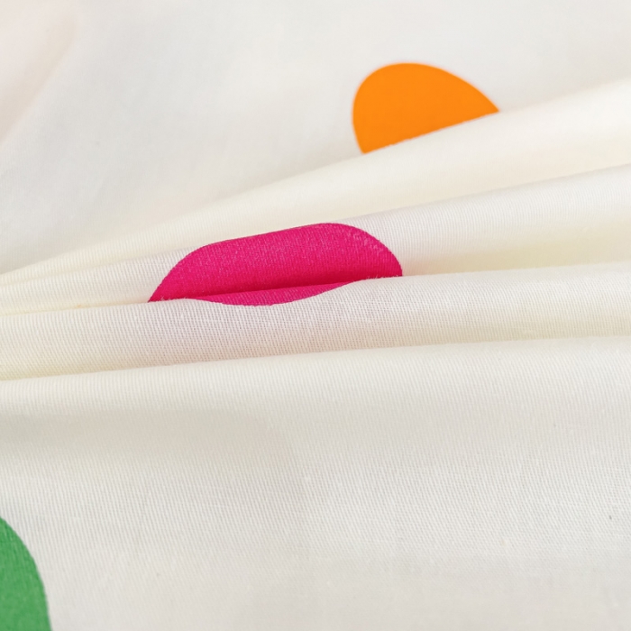 91家纺网 家纺一手货源 找家纺 珺柔家纺 2023新款13372全棉印花四件套 波点狗