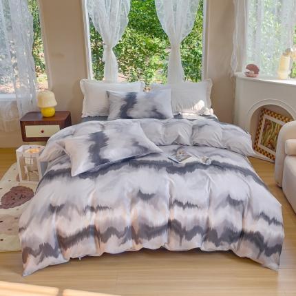 珺柔家纺 2023新款13372全棉印花四件套 美好时光