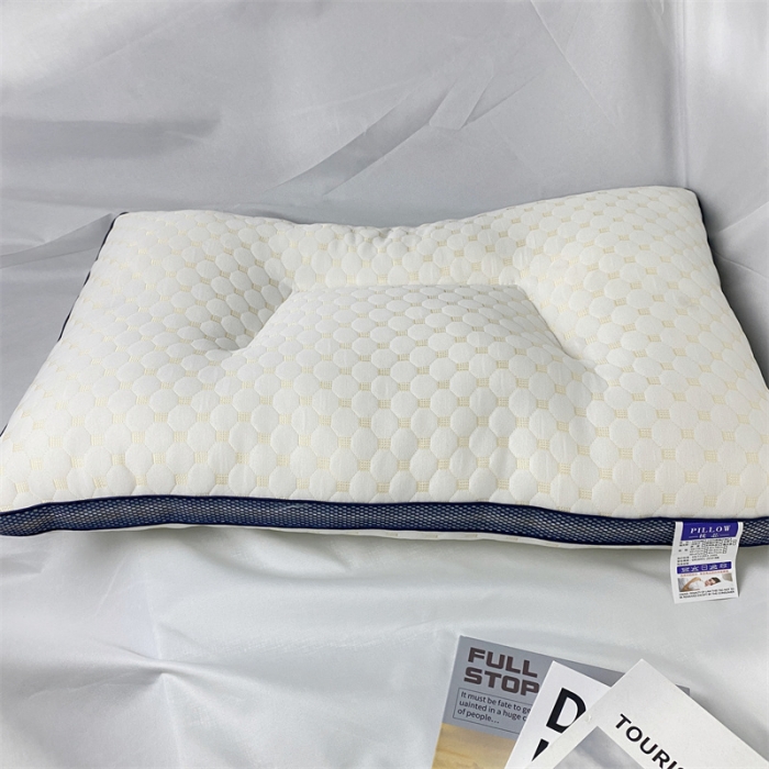 91家纺网 家纺一手货源 找家纺 拾光枕芯 2023新款3d分区透气水立方按摩颗粒柔软SPA护颈定型枕